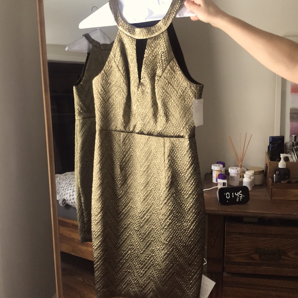 NWT Gold Dress by Trina Turk